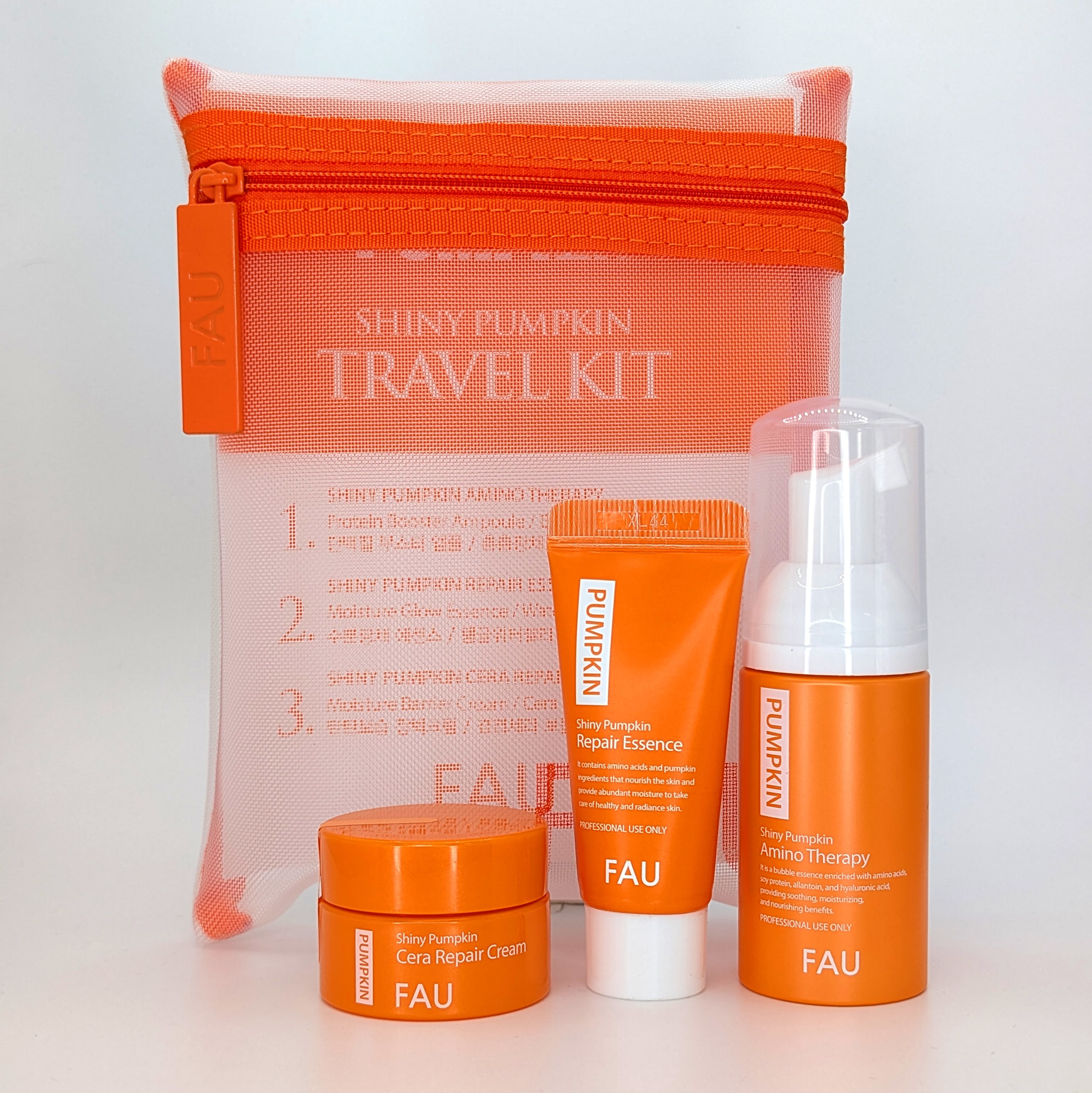 FAU SHINY PUMPKIN TRAVEL KIT