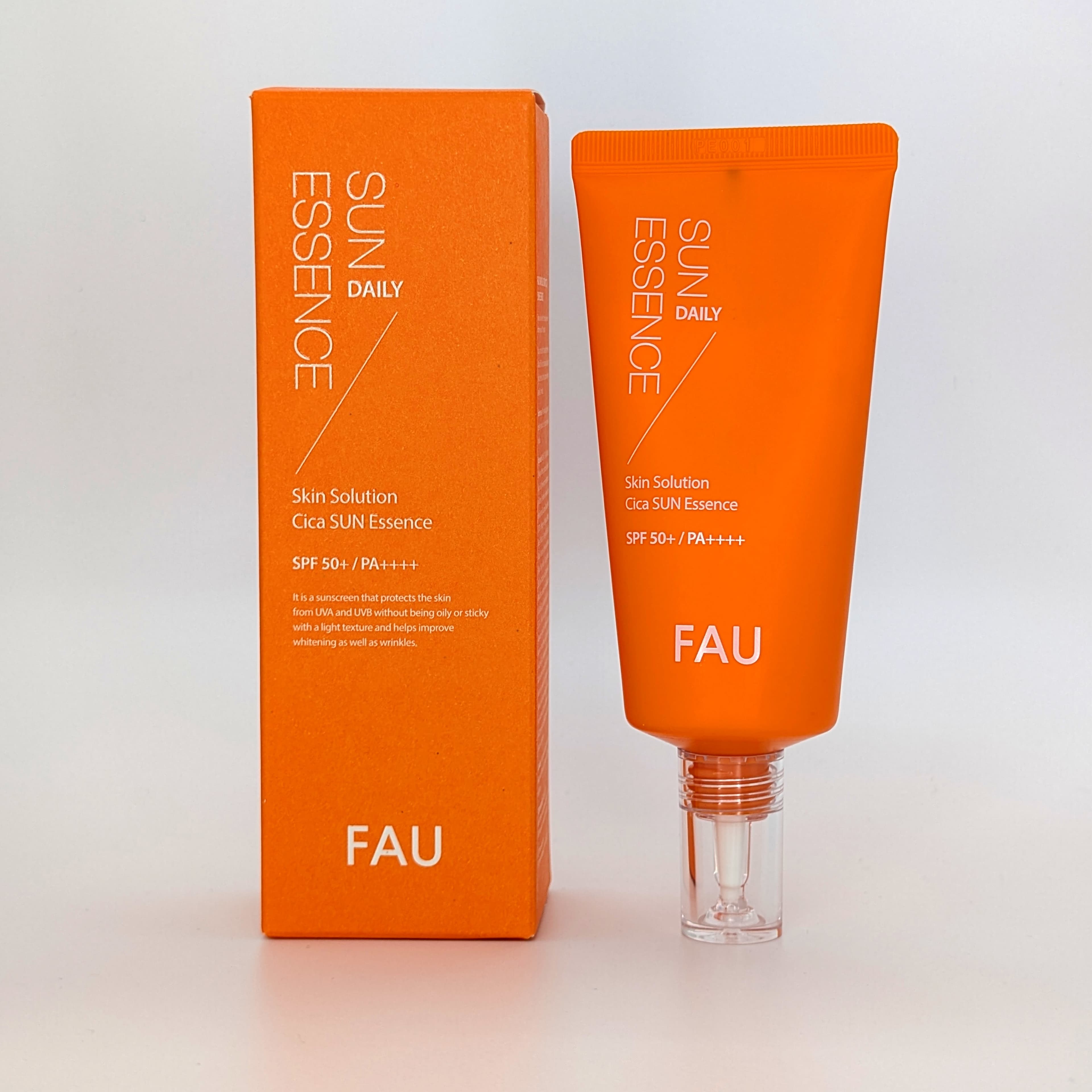 FAU Skin Solution Cica Sun Essence