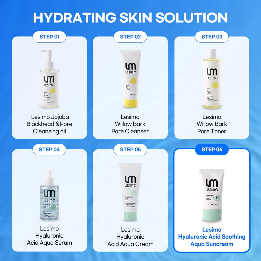 Lesimo Hyaluronic Acid Soothing Aqua Suncream — image 15