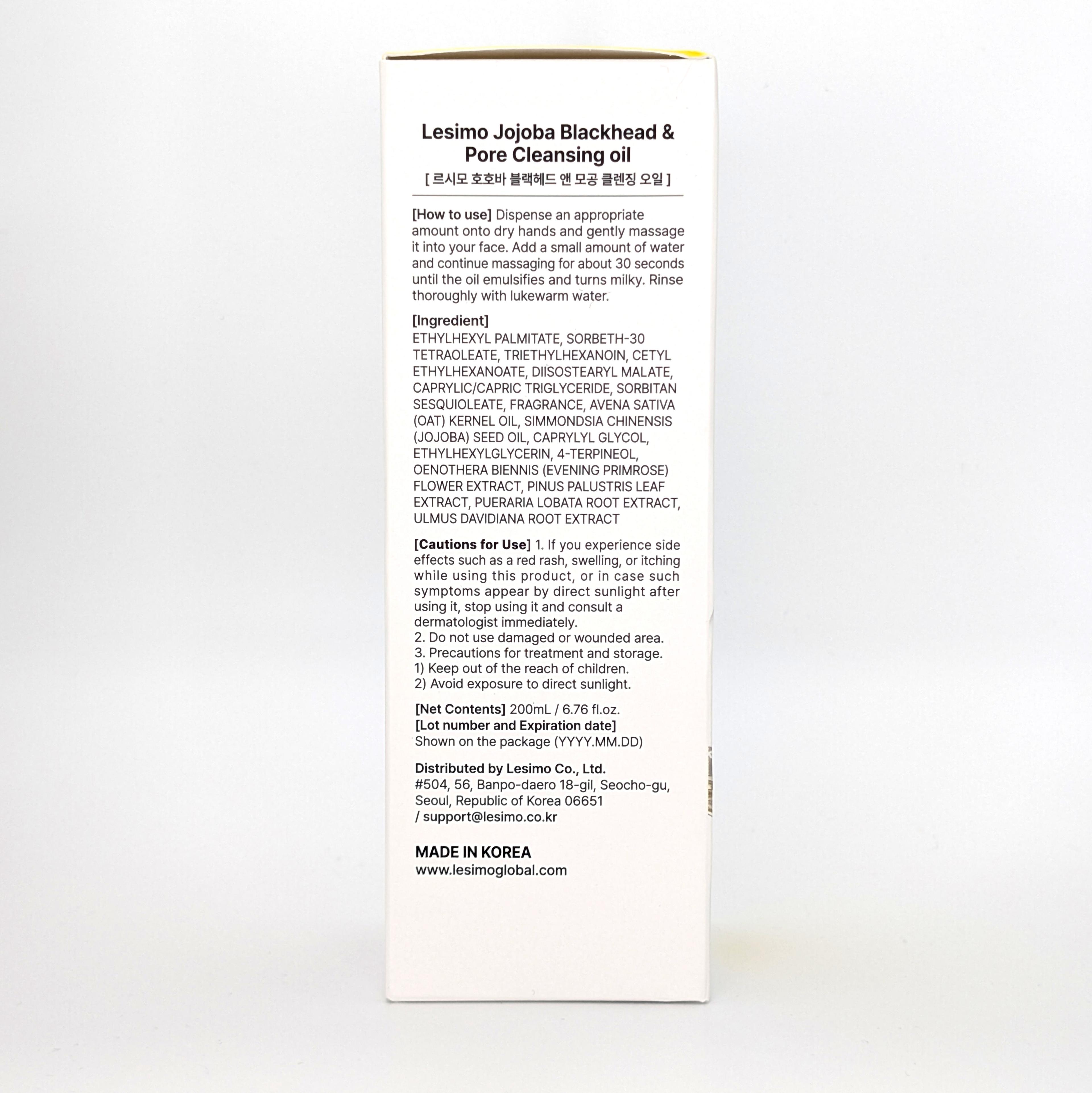 Lesimo Jojoba Blackhead & Pore Cleansing Oil — image 3