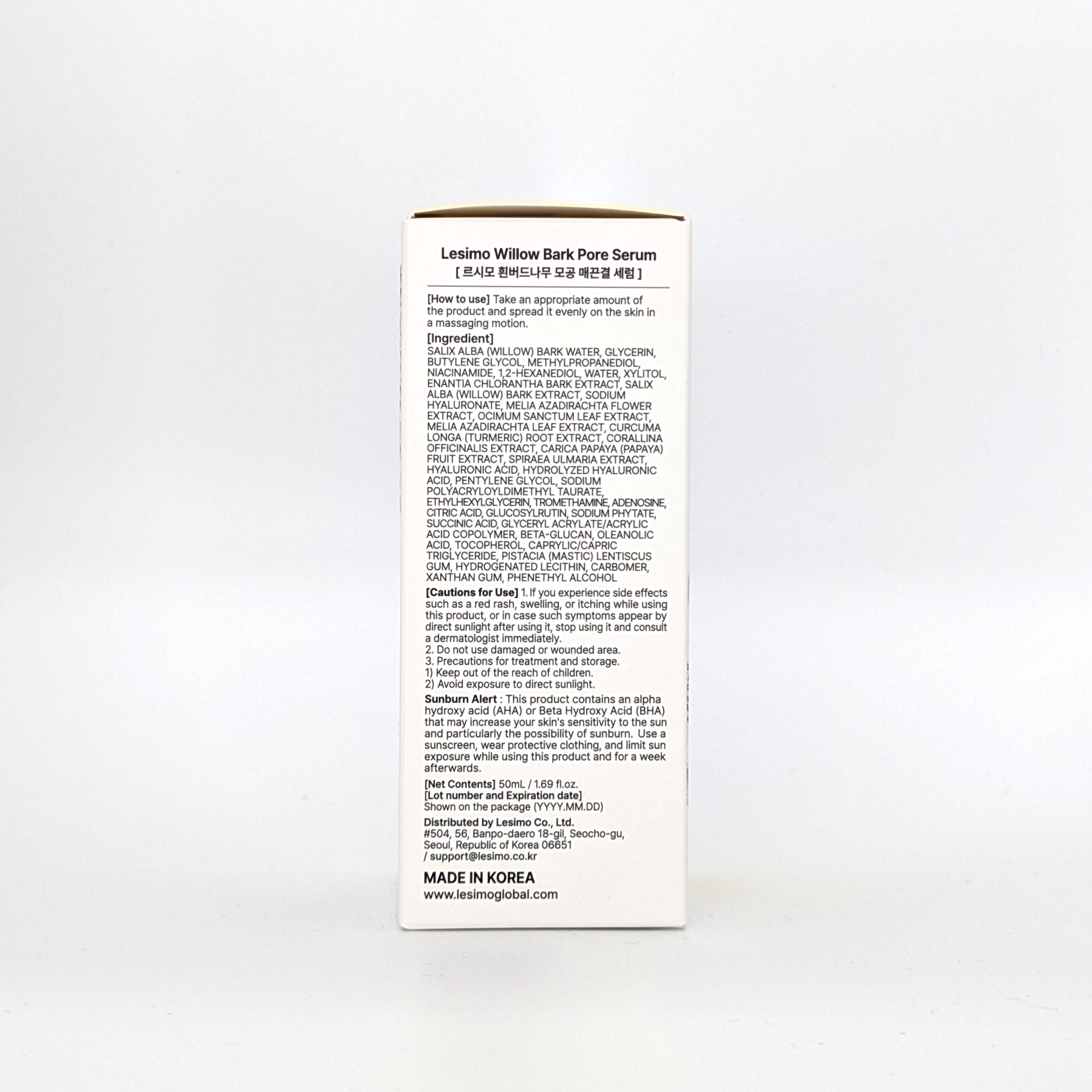 Lesimo Willow Bark Pore Serum — image 4